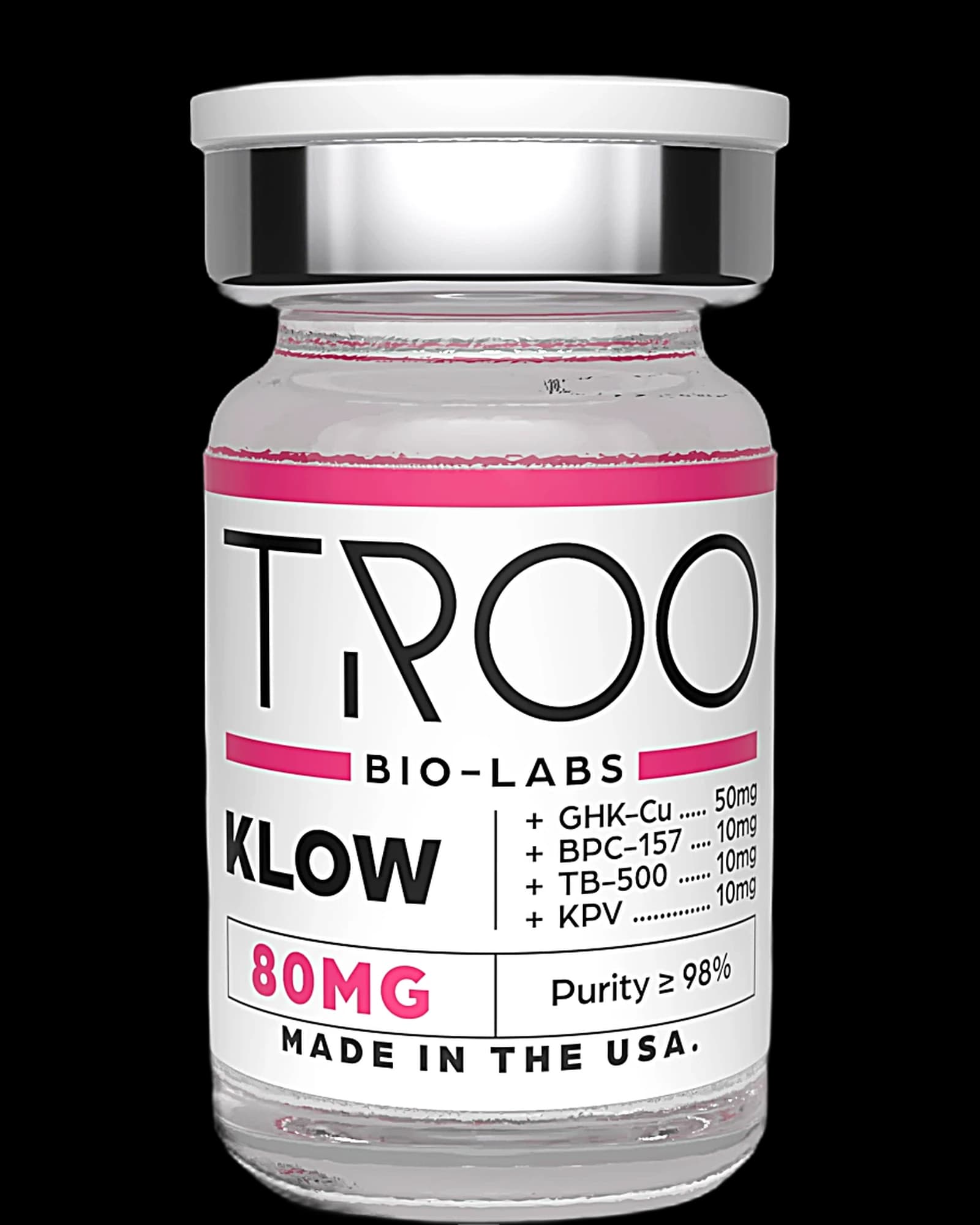 KLOW Blend (GHK-Cu + TB-500 + BPC-157 + KPV)